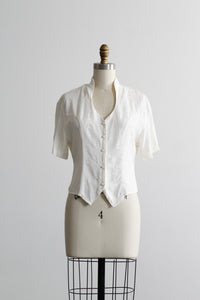gardenia poet blouse