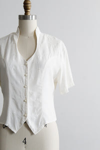 gardenia poet blouse