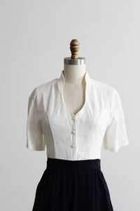 gardenia poet blouse