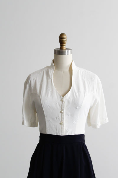 gardenia poet blouse