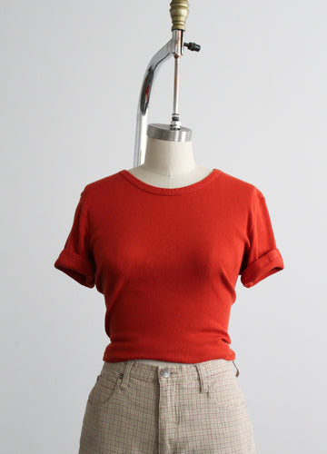 heirloom tomato cotton tee