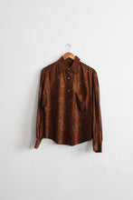 honeygold paisley blouse (m/l)