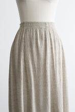 flaxseed midi skirt