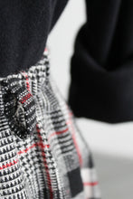 card catalog wool midi skirt