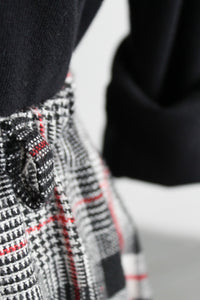 card catalog wool midi skirt