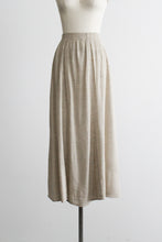 flaxseed midi skirt