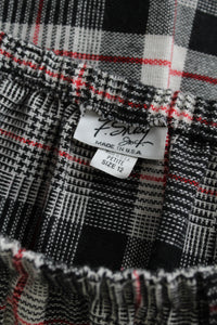 card catalog wool midi skirt