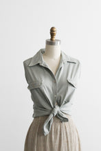 sageleaf cotton button up