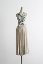 flaxseed midi skirt