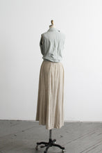 flaxseed midi skirt