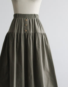 lambsear midi skirt