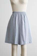 blueberry check shorts