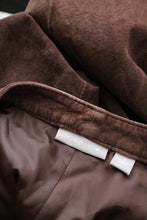 walnut suede trousers (s)