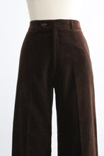 espresso velvet trousers (m)