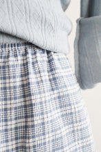 blueberry check shorts