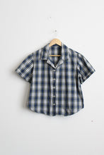 plaid cotton button up