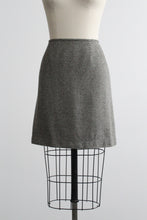salt and pepper mini skirt
