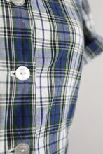 plaid cotton button up