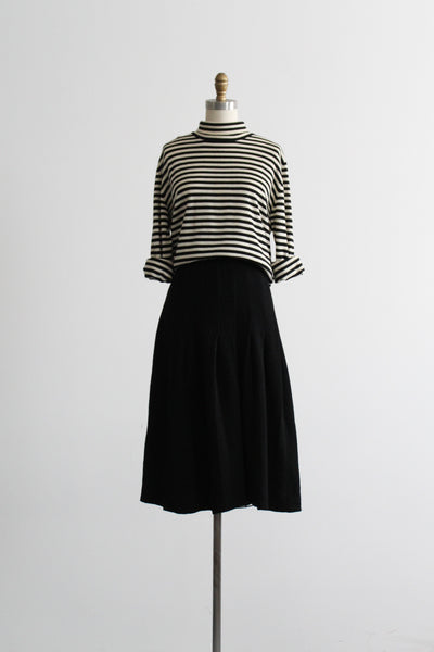 inkwell wool midi skirt