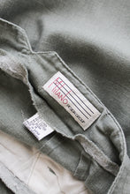 sage leaf linen shorts