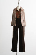 espresso velvet trousers (m)
