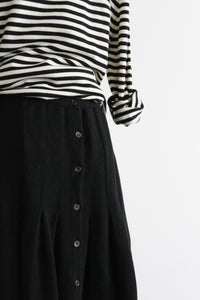 inkwell wool midi skirt