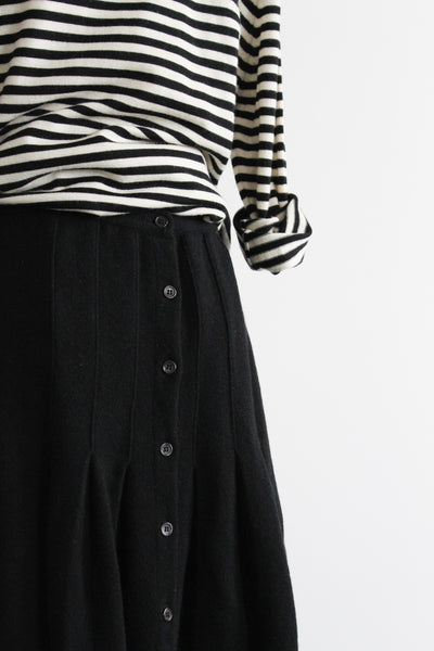 inkwell wool midi skirt