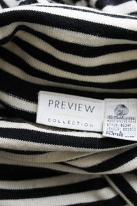 blackbird striped wool turtleneck