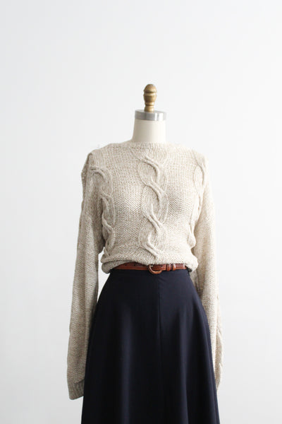 silk & linen rory sweater (m)