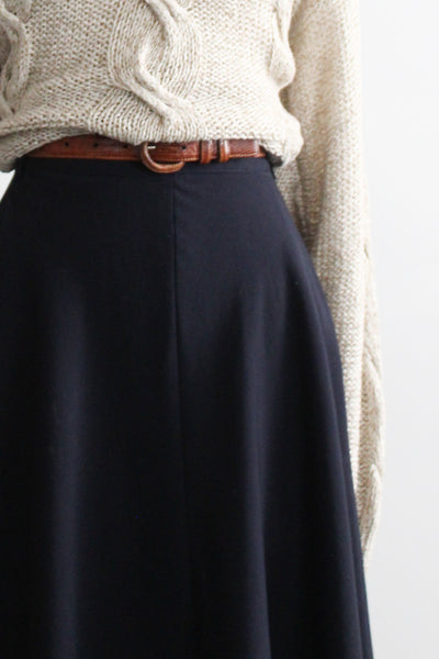 nightingale wool midi skirt (m)
