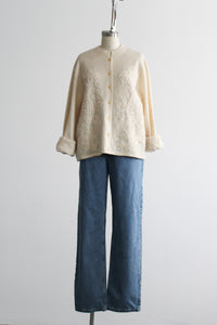 edelweiss wool cardigan