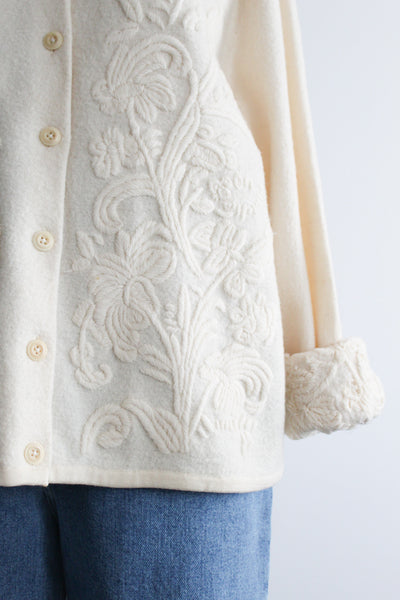 edelweiss wool cardigan