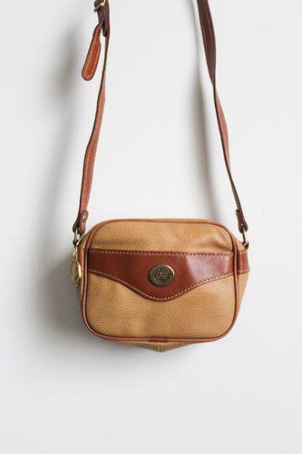 honey pebbled leather shoulder bag