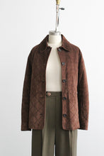 quilted leather chore coat