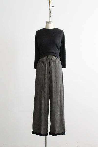 graphite striped trousers (m)