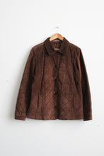 quilted leather chore coat