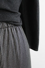 graphite striped trousers (m)