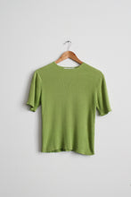 meadow silk rib knit tee