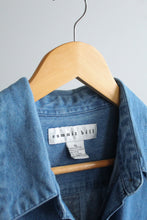 boxy denim button up