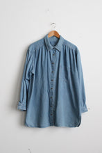 sunfade denim button up