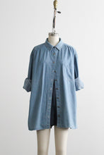 sunfade denim button up