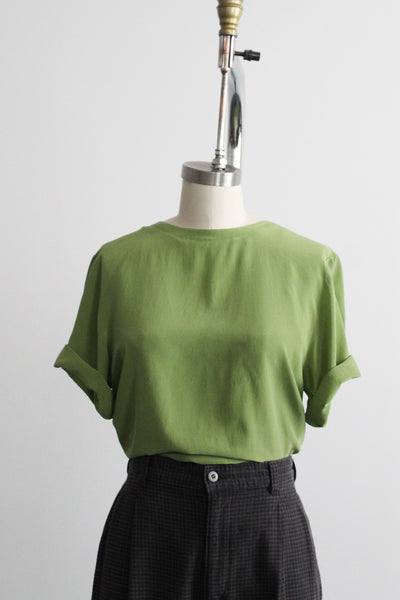 meadow silk tee