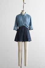 sunfade denim button up