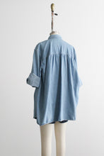 sunfade denim button up