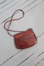 walnut leather shoulder bag