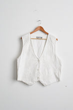 chamomile embroidered vest