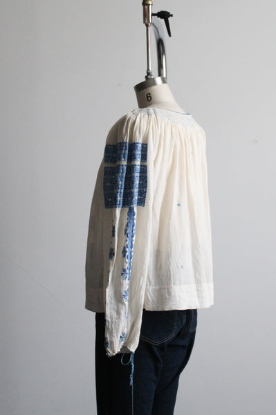 midsommar embroidered cotton blouse