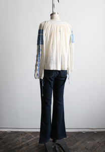 midsommar embroidered cotton blouse