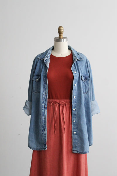 homestead denim work shirt