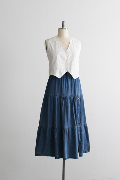 echo lake denim skirt